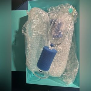Tiffany & Co. champagne flutes pair new